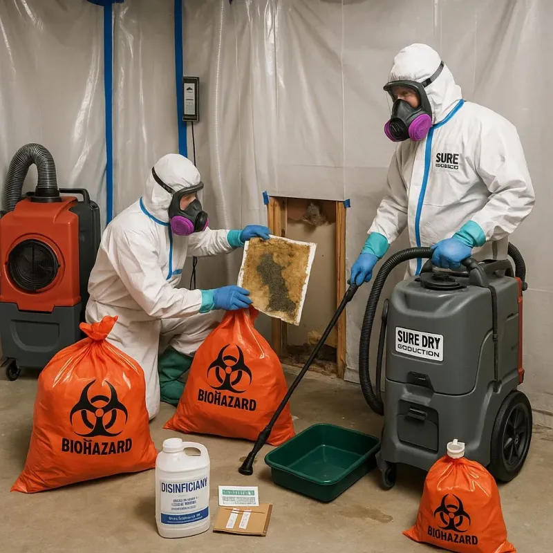 Contaminated Water Handling Protocols process in Mitchell, SD